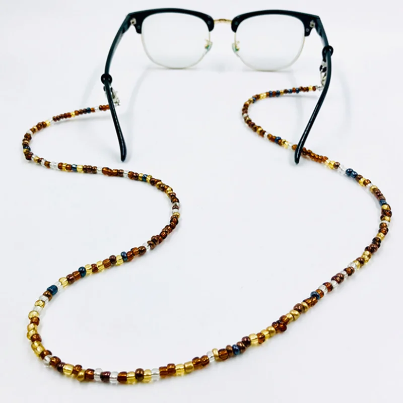 

Fashion Mask Neckl Strap Gold Color For Women Girls Necklace Long Chains Glasses Lanyard Glasses Star Imitation Pearls Jewelry