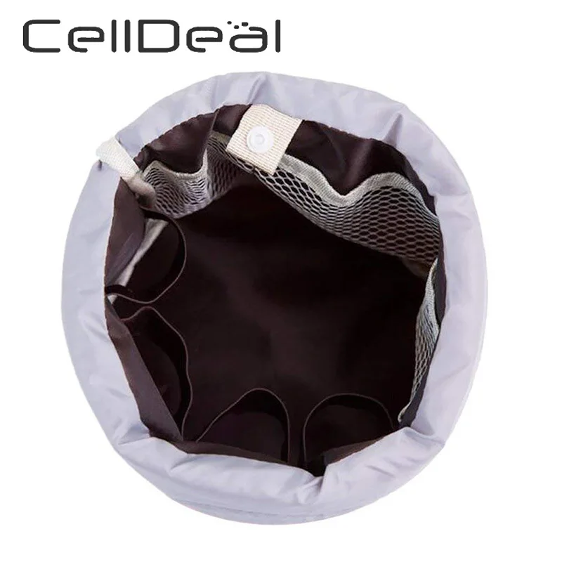 1 шт. Полиэстеровая Складная легкая косметичка водонепроницаемая