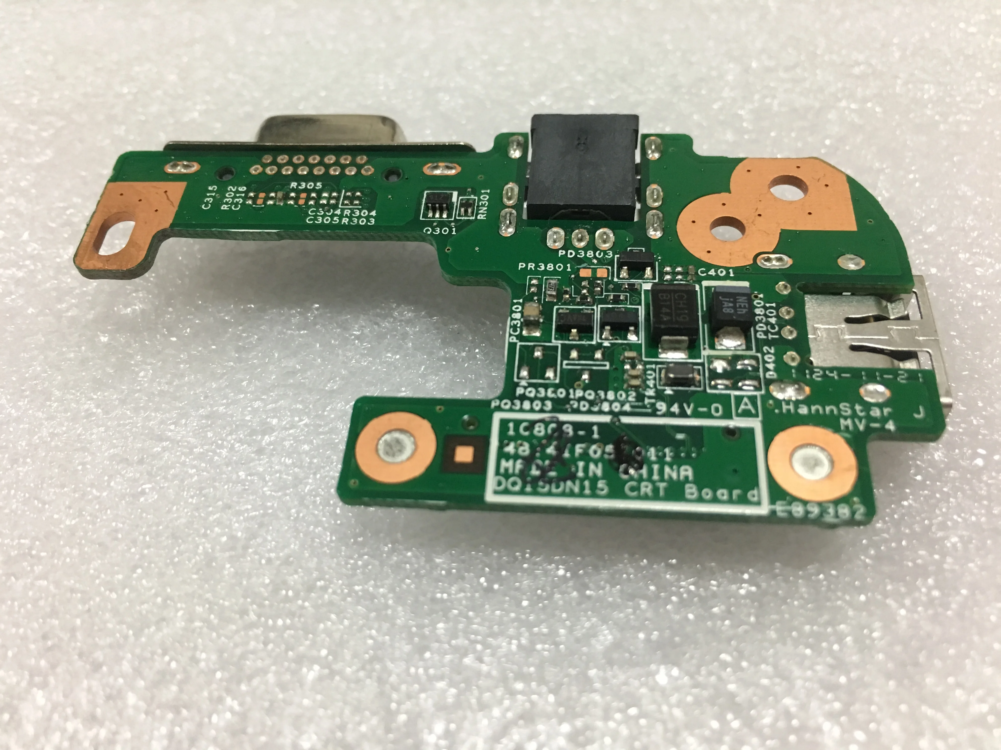 Оригинал для Dell Inspiron плата питания постоянного тока 15R N5110 с VGA USB2.0 DQ15DN15 48 4if05. 021 011