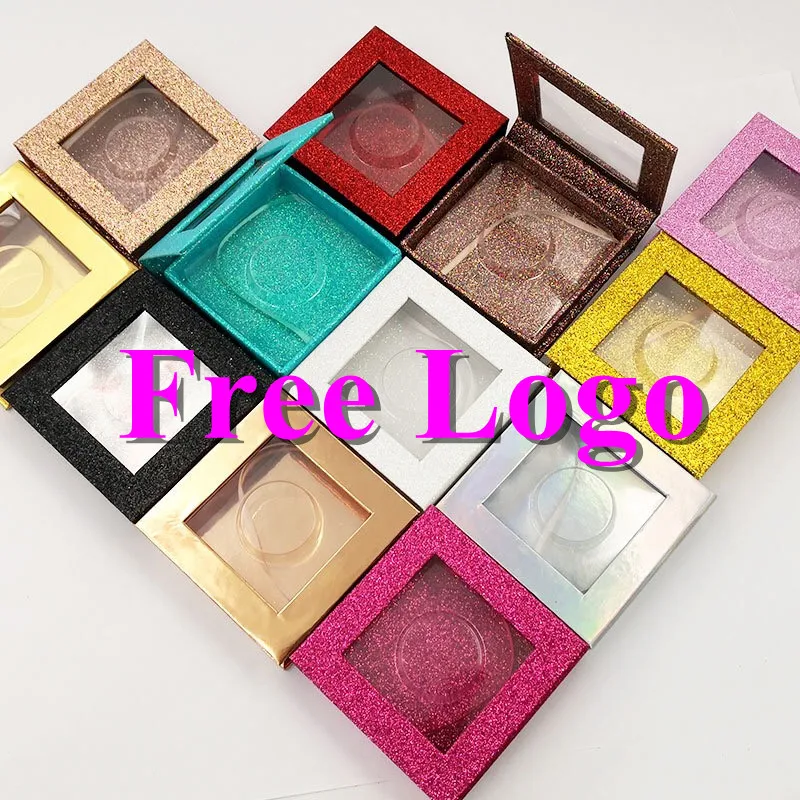 Пустая квадратная коробка для ресниц упаковочная 3d 5d полоса | Красота и здоровье