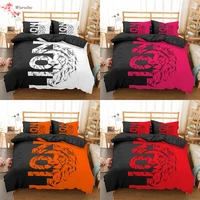 homesky lion luxury duvet cover king size queen size comforter sets printing bedding set pillowcase 23pcs