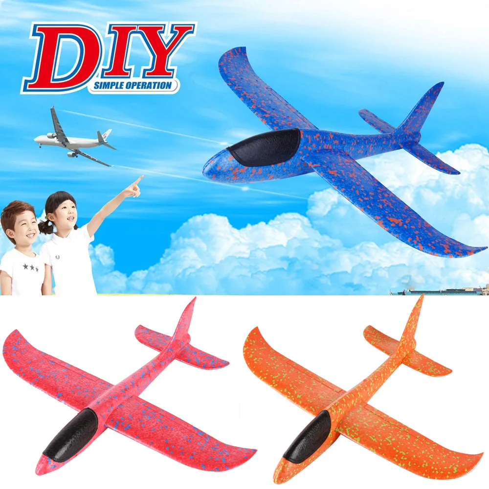 

Aircraft Foam Hand throwing glider DIY Airplane Inertia Aircraft Toy Hand Launch Airplane Model 2020 NEW Arrivals rc plane aviao