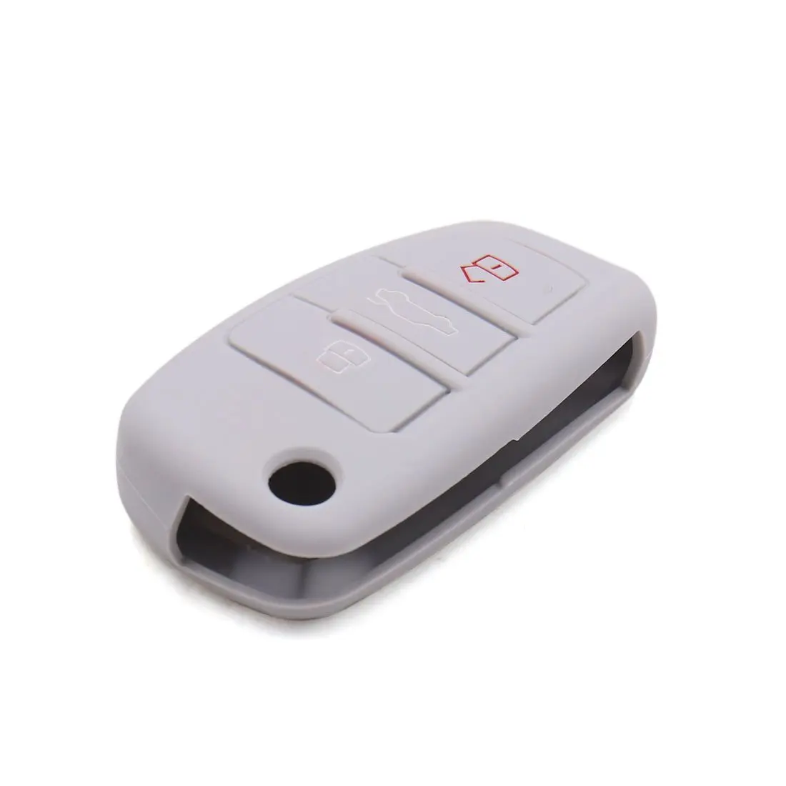 Uxcell серый силиконовый чехол для автомобильного ключа дистанционного управления