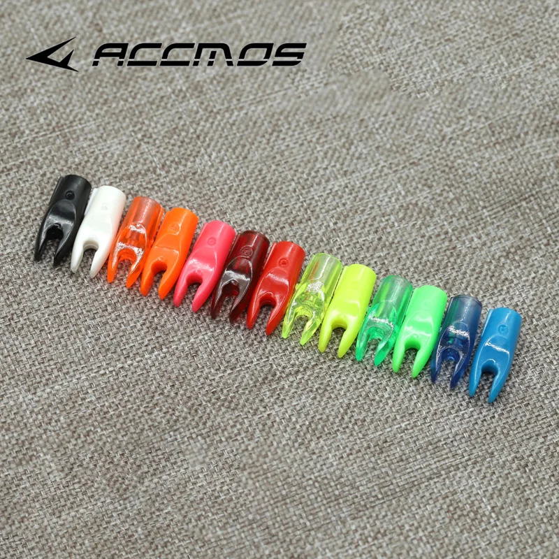 50 шт. Пластик шпилька в виде стрелки Nock для ID4.2mm ID6.2mm ID 3 2 мм стрелы стрельба из лука