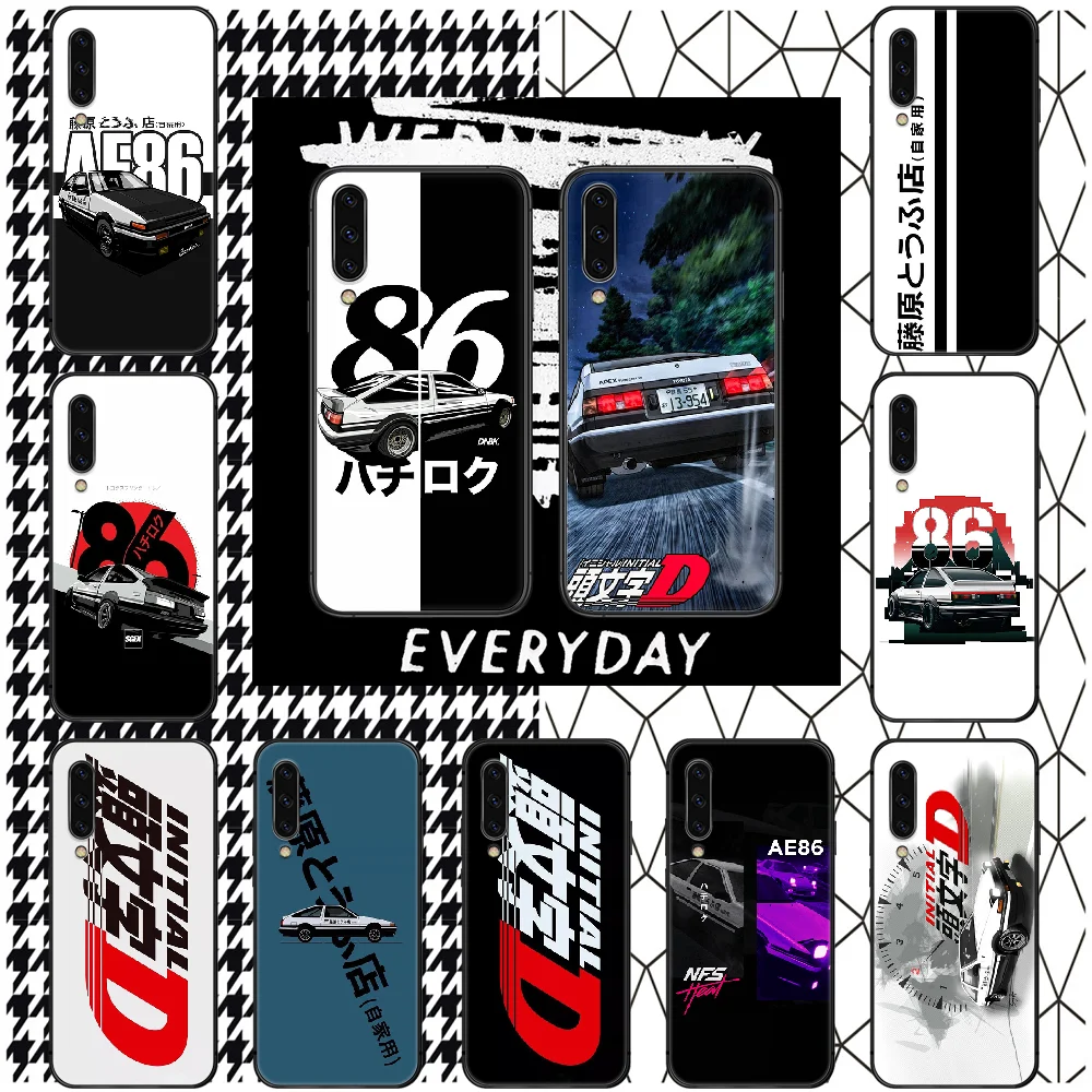 Чехол для телефона Initial D AE 86 Samsung Galaxy A 72 71 70 52 51 41 40 31 30 21 20 10 S J 5 6 7 2017 2018 черный чехол