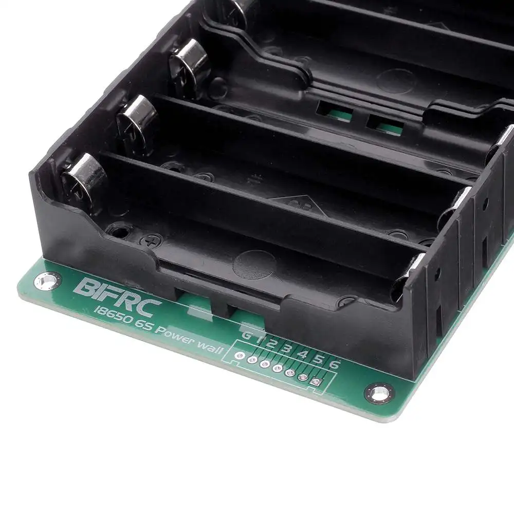 50A XT60/DC5.5 6 S 18650 Держатель батареи чехол слотов аккумулятор литий-ионный баланс