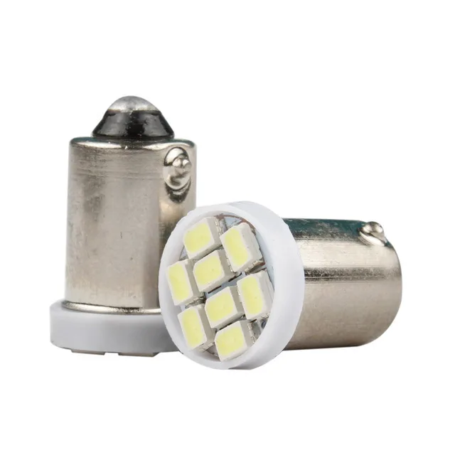 

Automobile Led Width Indicator Ba9sw5w 1206 8smd License Plate Lamp Reading Lamp Modified LED Bulb 8LED Car Led Light