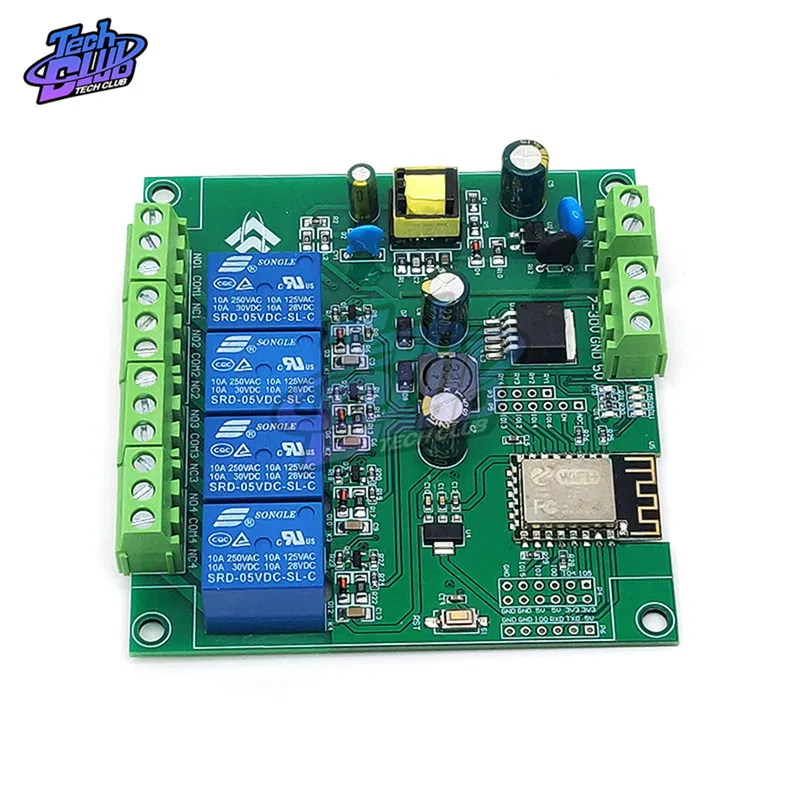 5V 4 WIFI реле канала модуль ESP8266 ESP 12F макетная плата и формирующая листы для кровли м