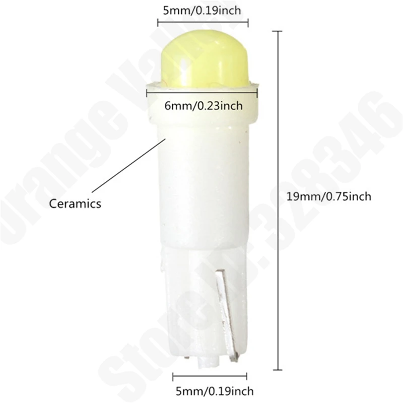 80 шт. Светодиодные индикаторы для приборной панели автомобиля T5 COB 74 Вт 1 2 |