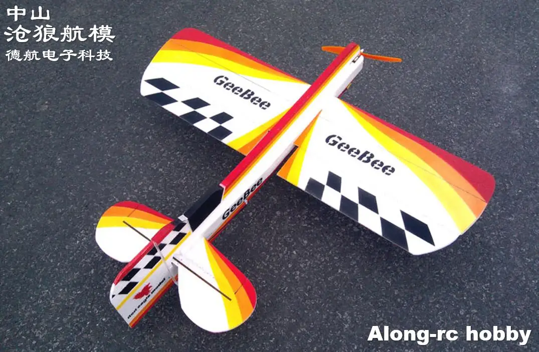Фото RC 3D модель ру аэроплана хобби 1000 мм размах крыльев Geebee F3D самолет (есть набор или набор pnp) Gee Bee EPP самолет №3