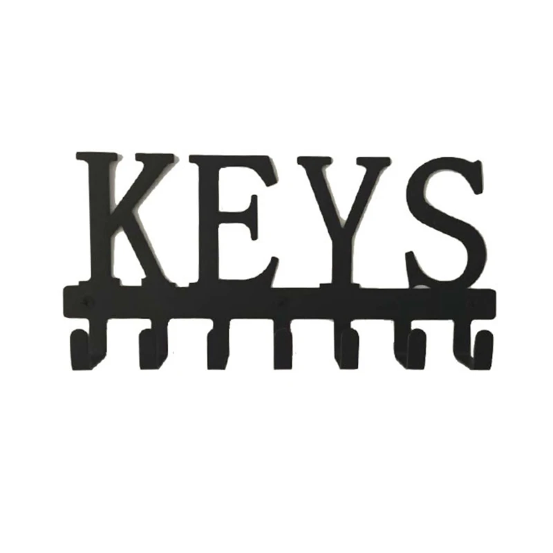 

Creative "KEYS" Words Shape Rack Hook Home Entrance Key Holder Pegs Storage