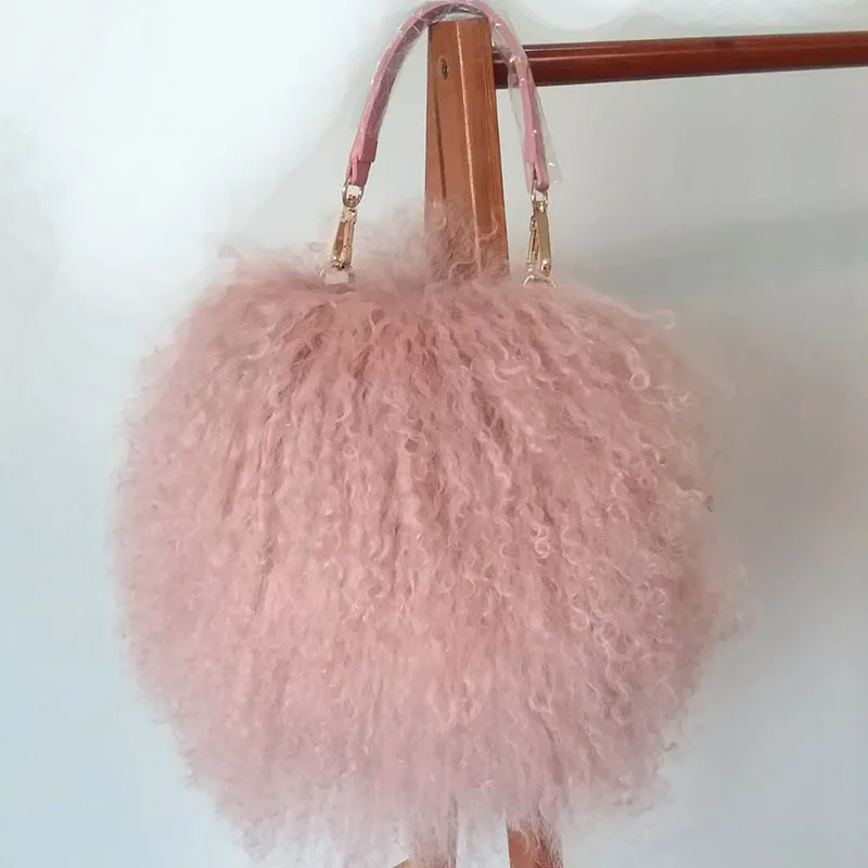 Женская меховая сумка тоут зимняя пляжная шерстяная на плечо новинка 2020 женские