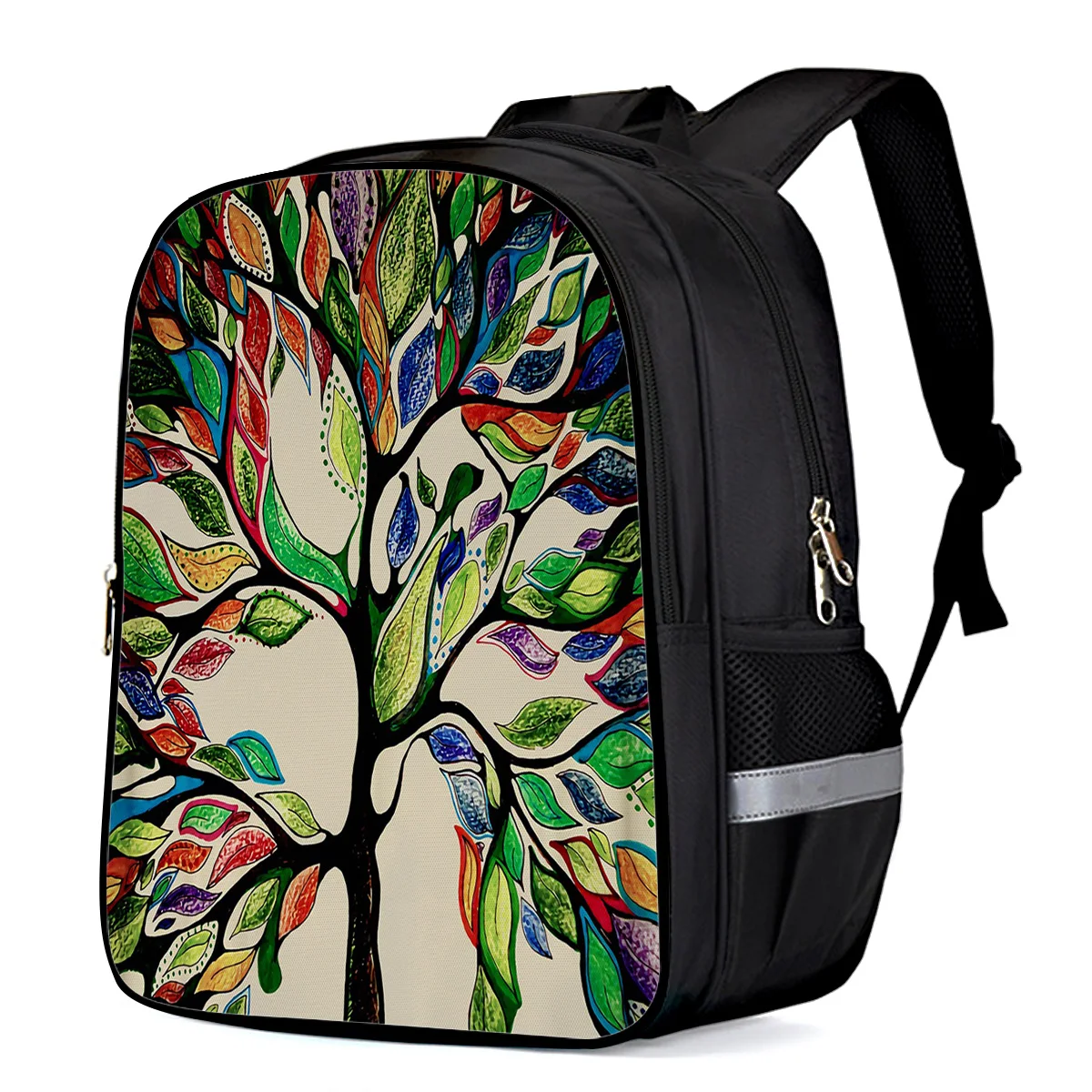 Листья абстрактного Древа Жизни для детей и взрослых школьный рюкзак