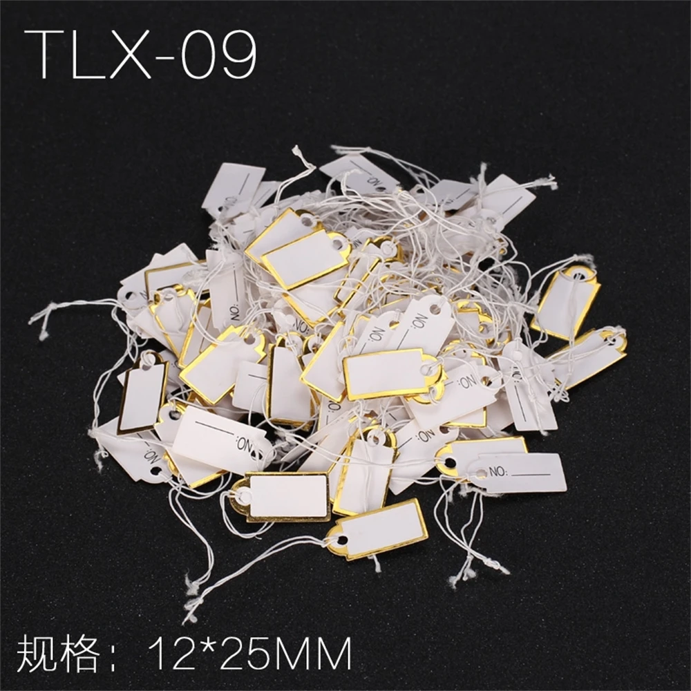 Бумажный знак бирка для ювелирных изделий бумажная визитная карточка