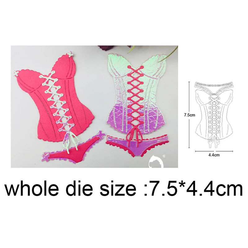 

Craft dies Sexy lingerie Swimsuit Metal Cutting Dies For DIY Scrapbooking dies Album Card Decor Embossing Folder Stencils dies