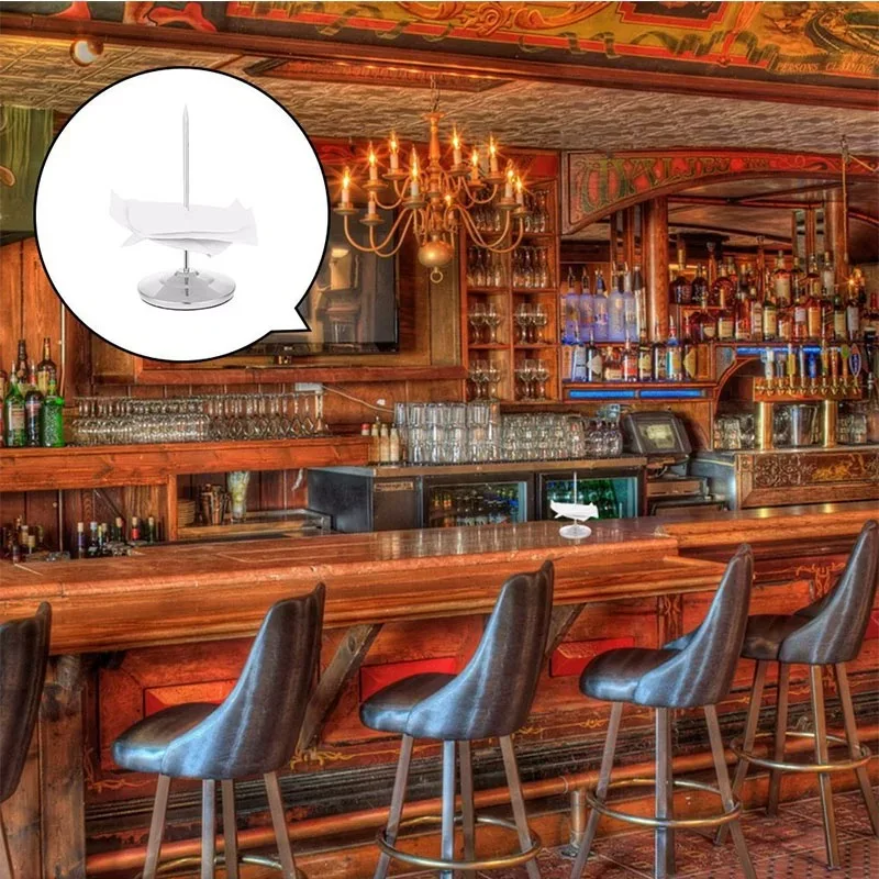 Бар Soul из нержавеющей стали прямой стержень бумажный держатель для заметок вилка