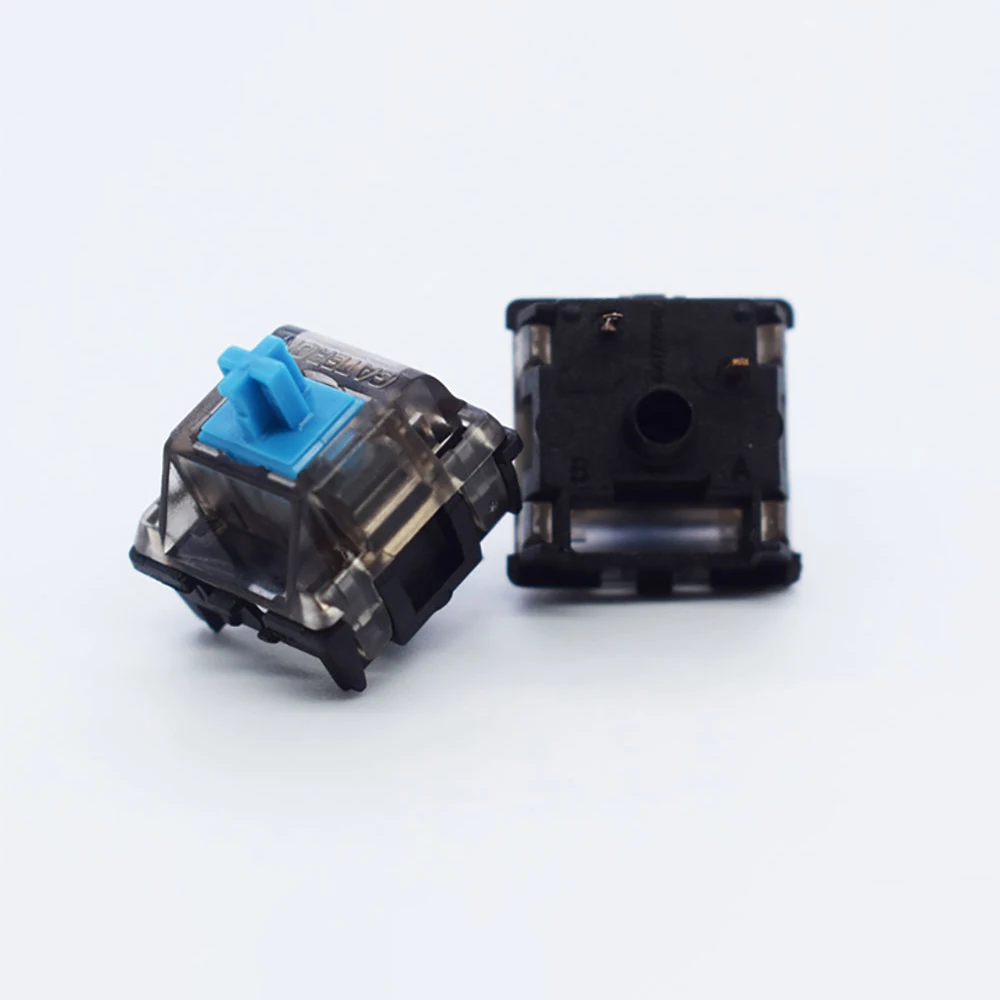 

Gateron Crystal Switch Mechanical Keyboard Yellow Silent Mute Red Silver Brown Blue Translucent 3 Pin CAP Lubed GK61 Anne Pro 2