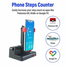 Phone Shaker Swing Wiggle Pedometer Steps Counter for Pokemon Go Mobile Phone Steps Counter Rack Holder