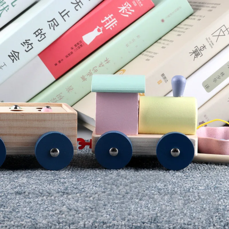 Детские рыболовные игрушки игра Поймай червячка Магнитные деревянные для детей