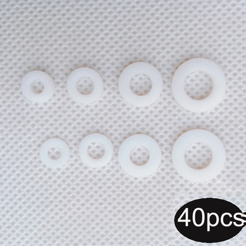 Уплотнительное кольцо из ПТФЭ износостойкая шайба 0 5-2 мм 40 шт. уплотнительное для