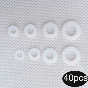 Уплотнительное кольцо из ПТФЭ, износостойкая шайба 0,5-2 мм, 40 шт., уплотнительное кольцо для модели лодки 233.1744.766.35 мм, вал