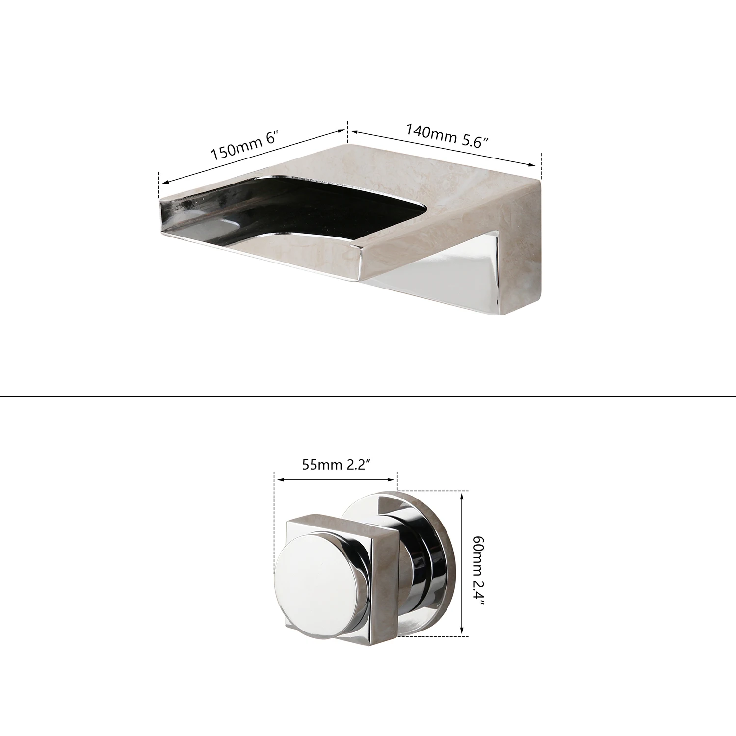 Смеситель для ванны из твердой латуни 3 шт. | Обустройство дома