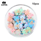 Силиконовые бусины LOFCA для прорезывания зубов, без БФА, 10 шт.