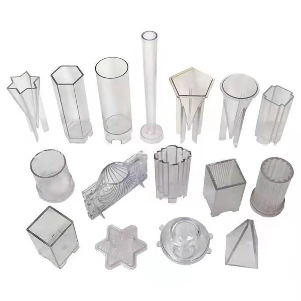 Форма для свечей квадратный конус силиконовая форма арома гипсовая изготовления