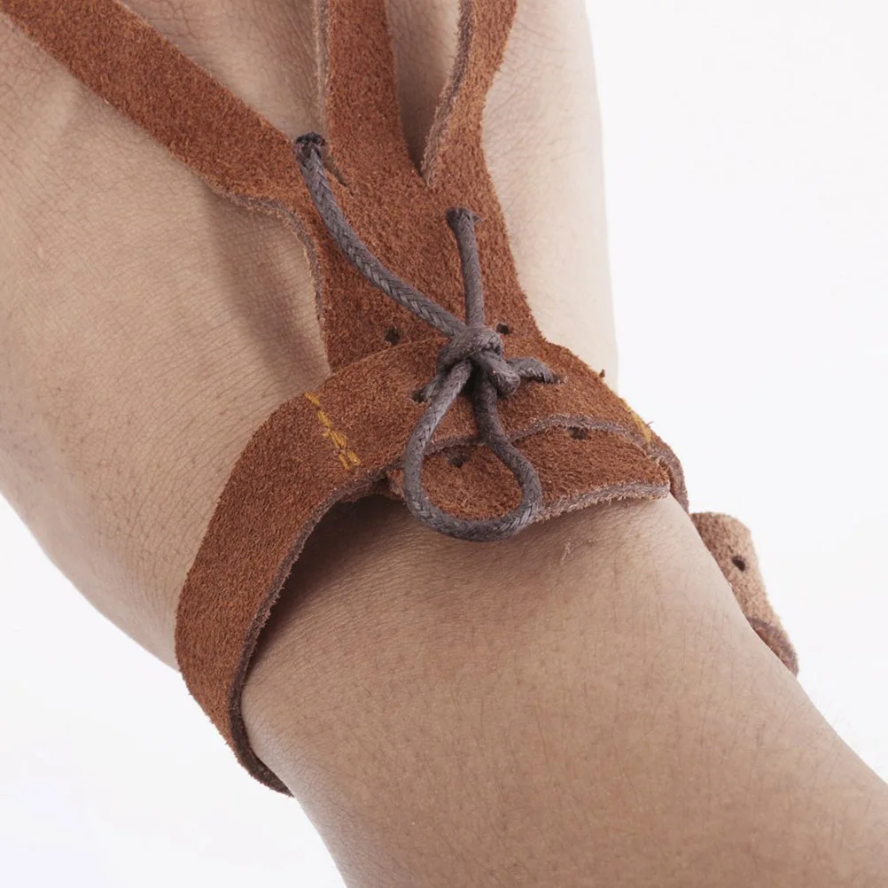 Традиционные три пальца перчатки для длинный лук стрельбы цель охоты | Спорт и