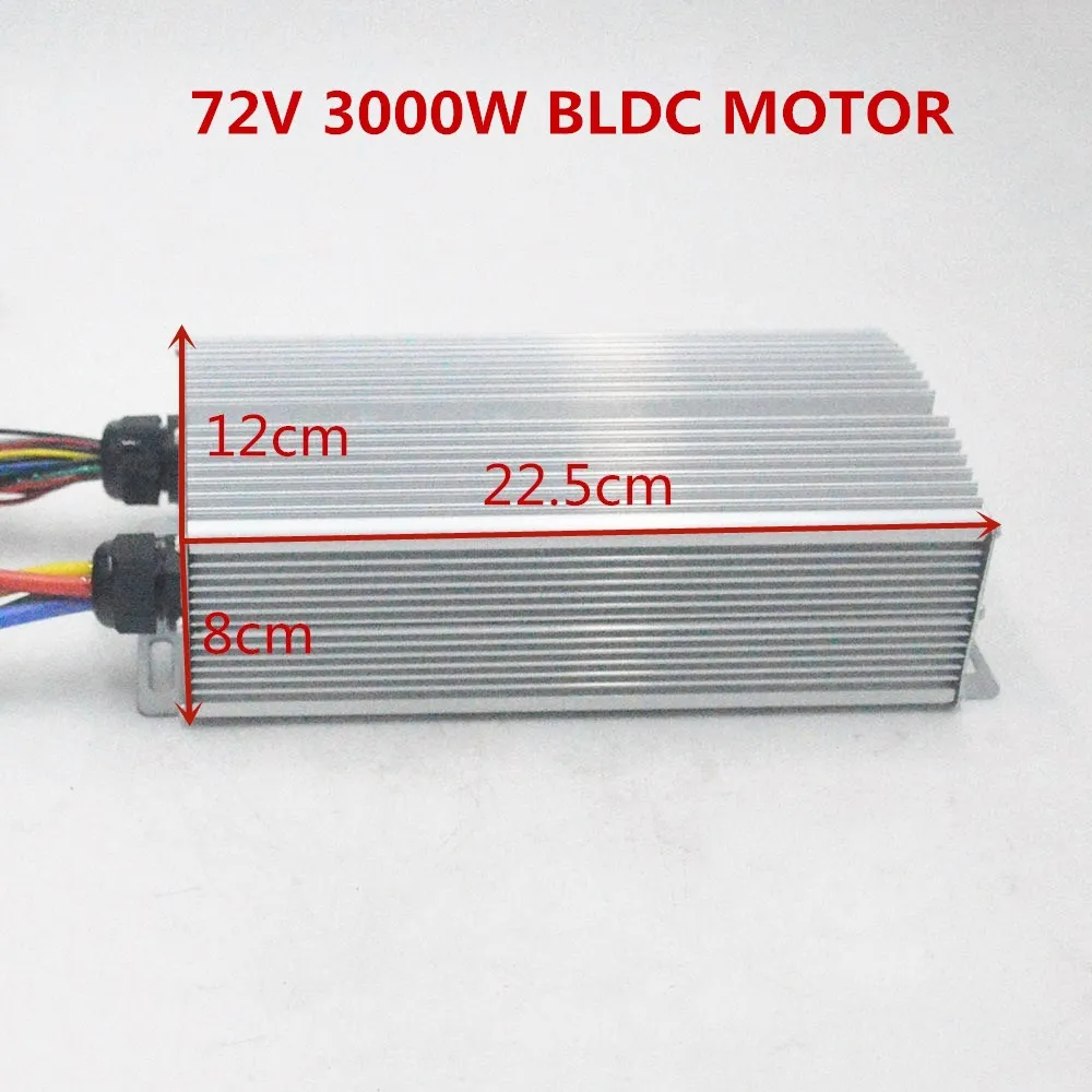 Скутер набор колесного мотора lkz 72V 3000W BLDC мотор комплект с бесщеточный контроллер Fit электрический скутер Байк, способный преодолевать Броды двигателя мотоцикла части