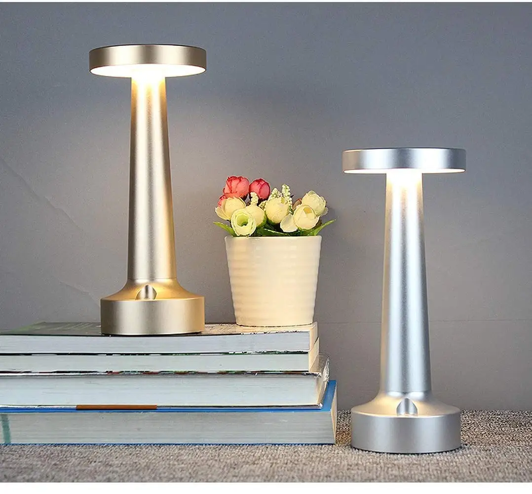 

Bar Table Lamp Wireless USB Charger Bedroom Desk Lighting Hotel LED Eye Protect Cordless Restaurants Dinner home decor luxury