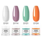 Набор голографических блесков для ногтей Rosalind, блестки для натурального маникюра, сухая верхняя часть и Базовое покрытие