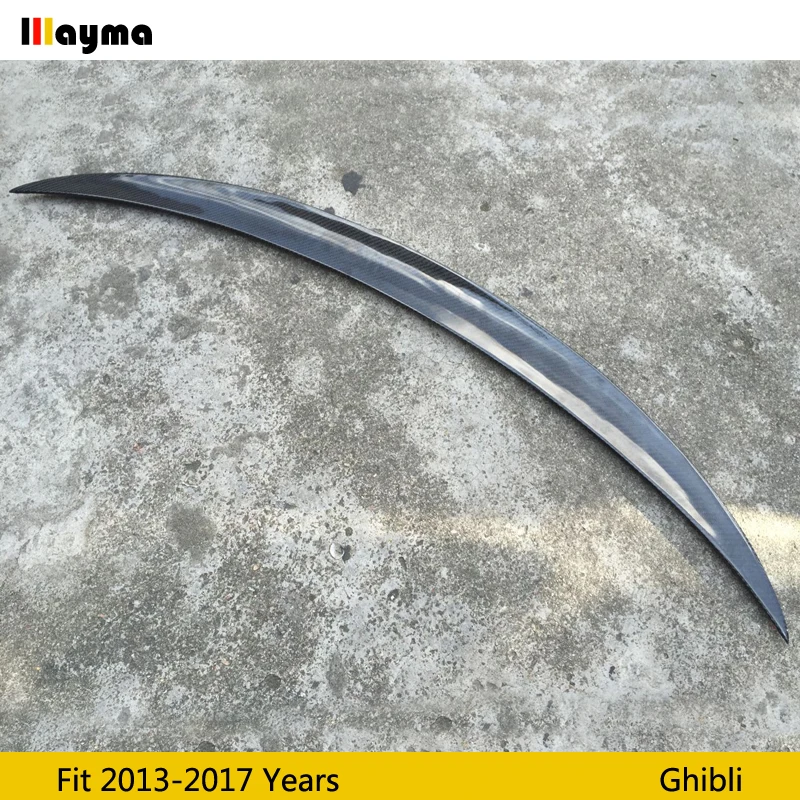 Спойлер заднего багажника из углеродного волокна для Maserati ghiсот 3 0 T S Q4 2013 2014 2015 2016