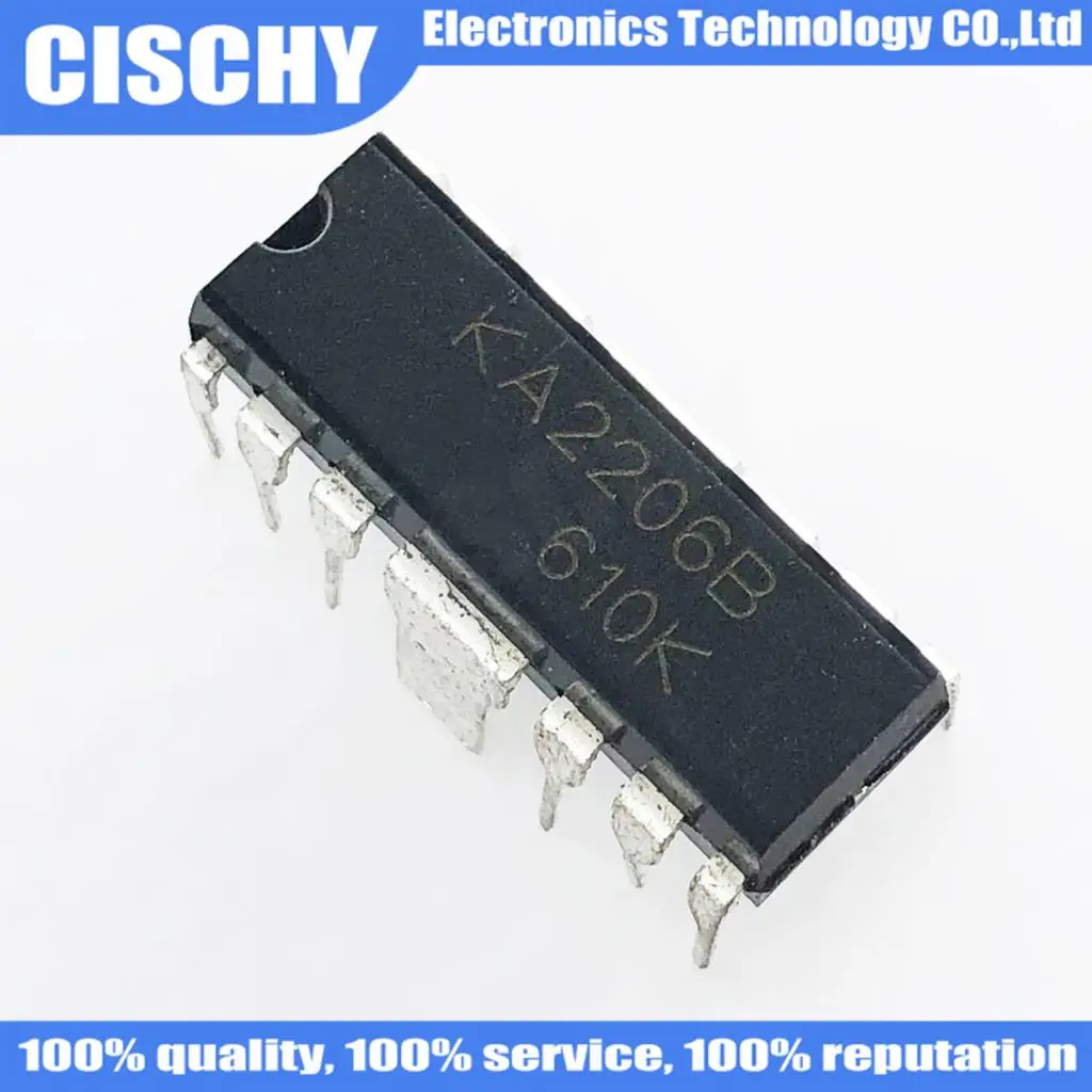 

10 шт. KA2206 KA2206B аудио усилитель чип DIP-12 Новый оригинал