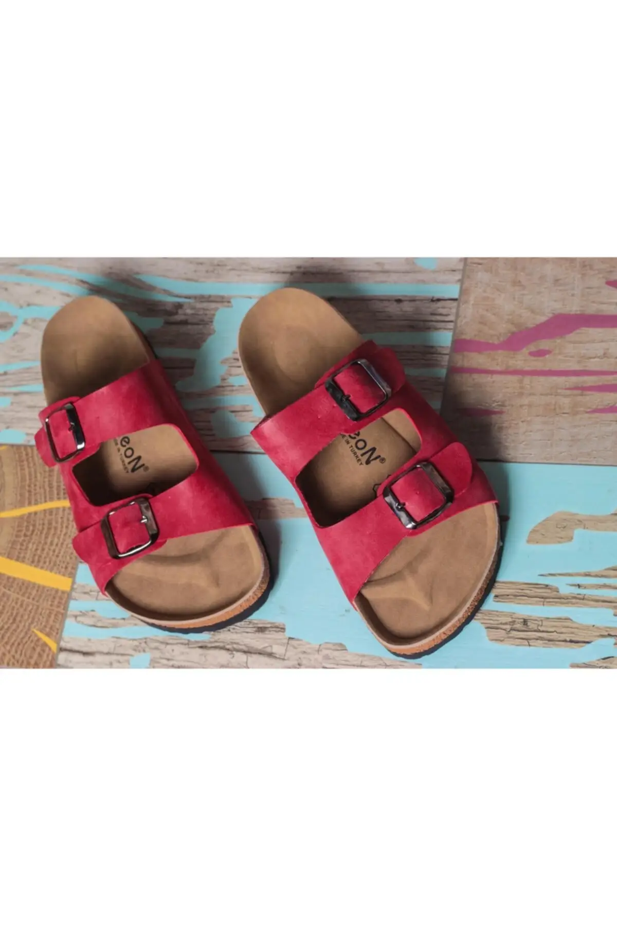 Повседневные тапочки унисекс красные анатомические/ортопедические