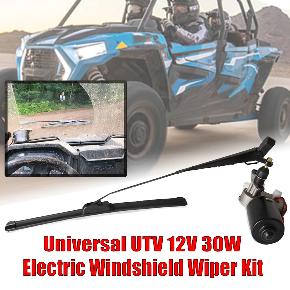 Универсальные UTV 12-вольтовые электрические стеклоочистители для Polaris Ranger RZR Can Am