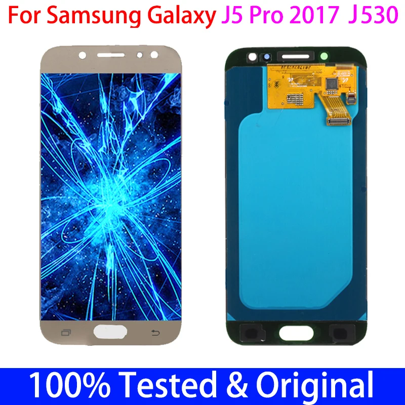 

100% Tested AMOLED For Samsung J5 Pro 2017 J530 Display For Samsung GALAXY J5 2017 J530F Touch Screen Touch Digitizer Assembly