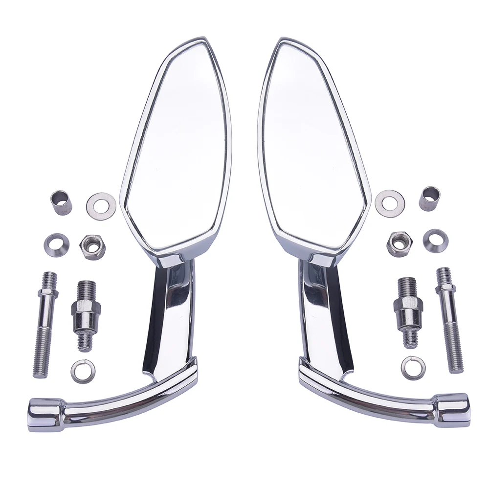 

Motowerks 8 10mm Motorcycle Handlebar Thread Rearview Mirrors For Harley Suzuki Honda Intruder Boulevard Cruiser Side Mirrors