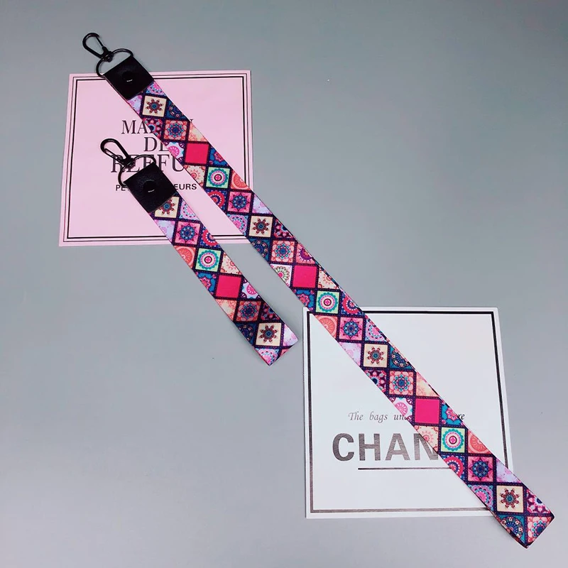 2019 прилив плед в богемном стиле телефон ремень веревка шеи шнурки на запястье для