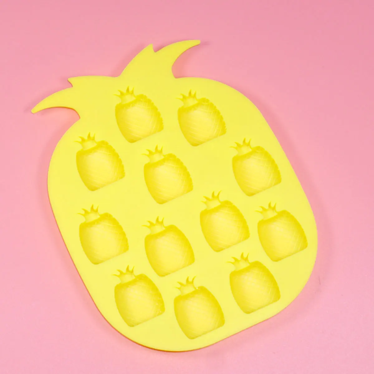 

PVC Resin Mold For Jewelry Making Pineapple/ Ananas Fruit Yellow Pineapple shape mold Silicone Mold 18.5cm x 14cm, 1 Piece