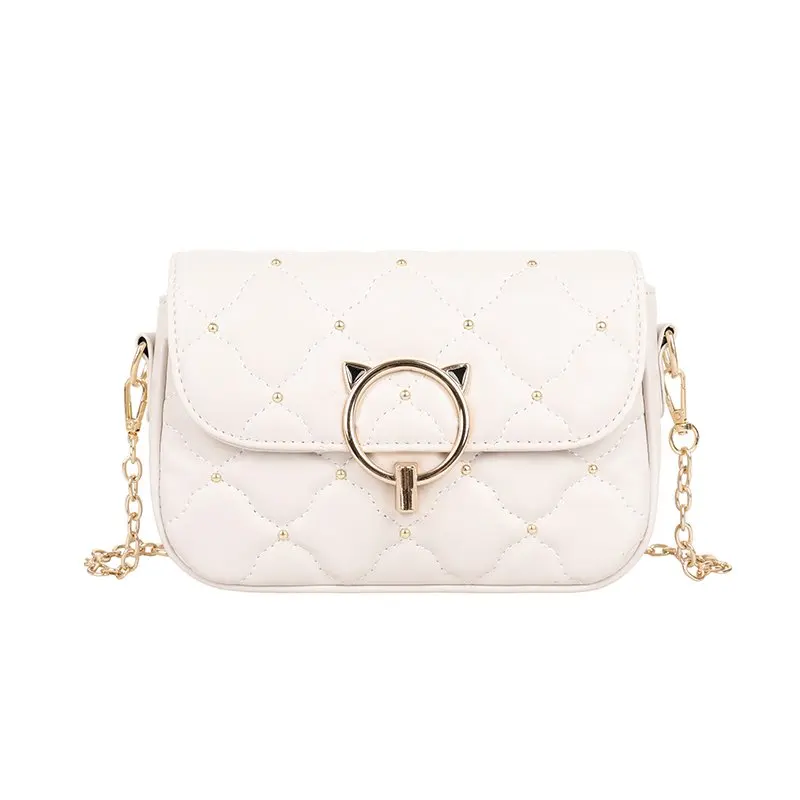 

Purple Spirit Bird - Fashion Shoulder Bag designer Women crossbody bags Female Leather white Chain bags for women brand 2021