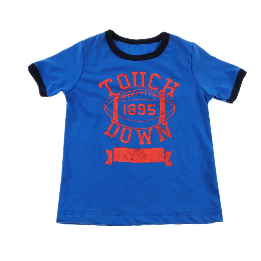 Детская футболка одежда для мальчиков и девочек Женская хлопковая с коротким