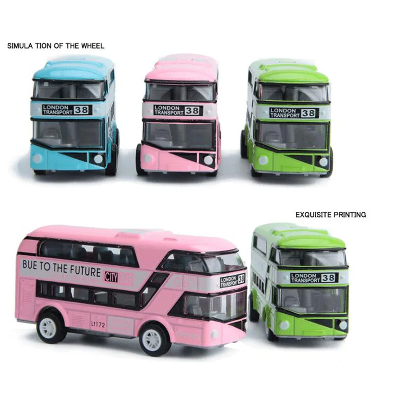 Double-Decker Bus London Design Car Toys Sightseeing Vehicles Urban Transport Commuter | Игрушки и хобби