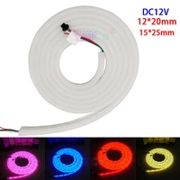 led neon light 5m dc12v 1220m1525mm full color arcuate neon tube 60ledsm gs1903 ic flexible strip digital 5050 rgb pixel