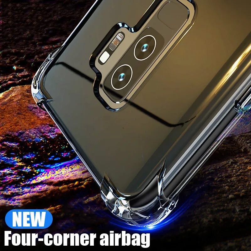 Transparent Airbags Phone cover for samsung A50 case silicone tpu A10 A20 A30 A40 A60 A70 M10 M20 M30 protector |