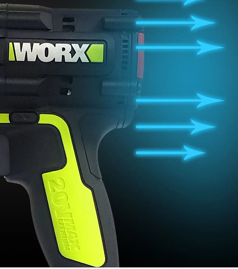 Ударный гайковерт WORX WU279 бесщеточная электрическая дрель небольшой ветровой
