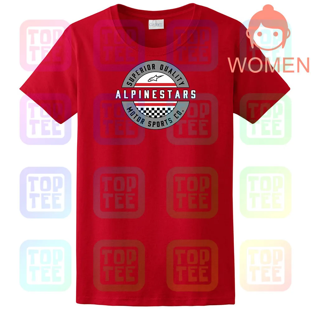 WOMEN-RED Футболка Alpine Star черный-1047-72020 - Цвет: WOMEN-RED