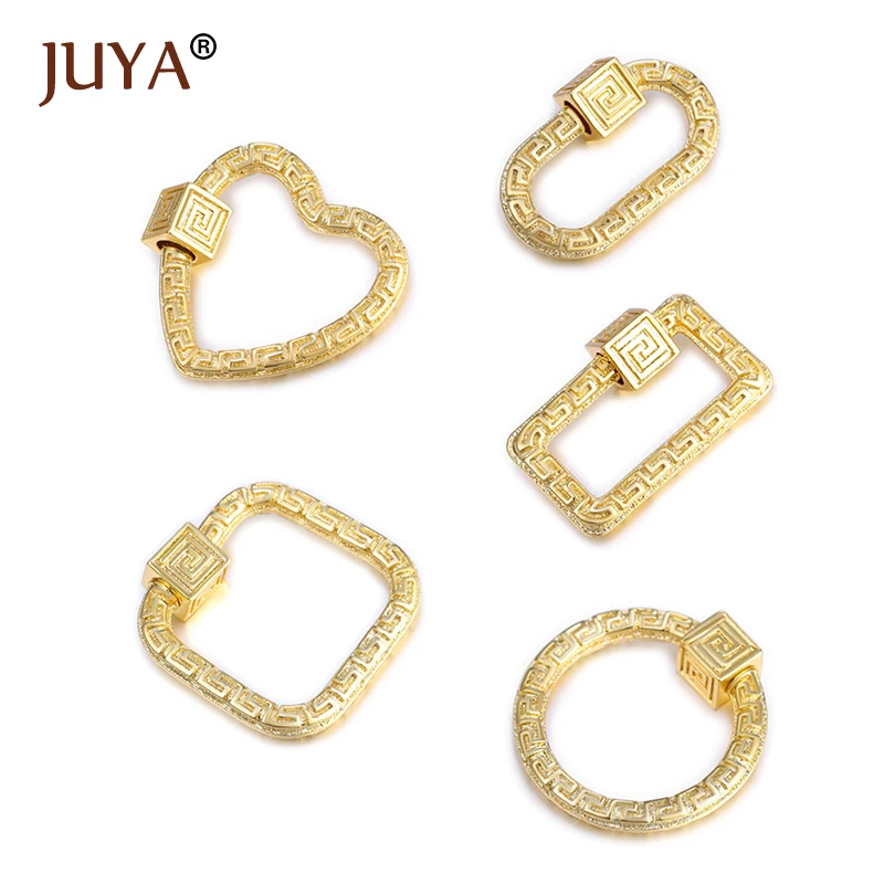 Juya Jewerly создание узора застежки ручной работы Медные Pedant Разъемы DIY трендовые