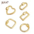 Медные застежки Juya для изготовления ювелирных изделий, ручной работы, Модные женские ожерелья, подвески, браслеты, аксессуары