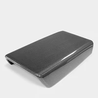 armrest cover pad for model 3 2017 2020 carbon fiber center console cover for tesla model 3